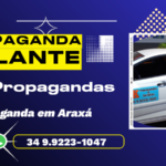 propaganda volante em araxa