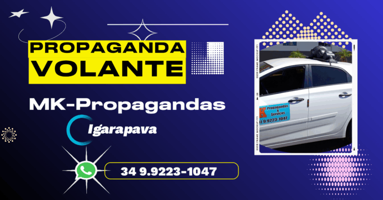 propaganda volante em igarapava